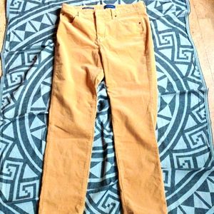 Talbot's, Mustard Yellow Corduroy Pants